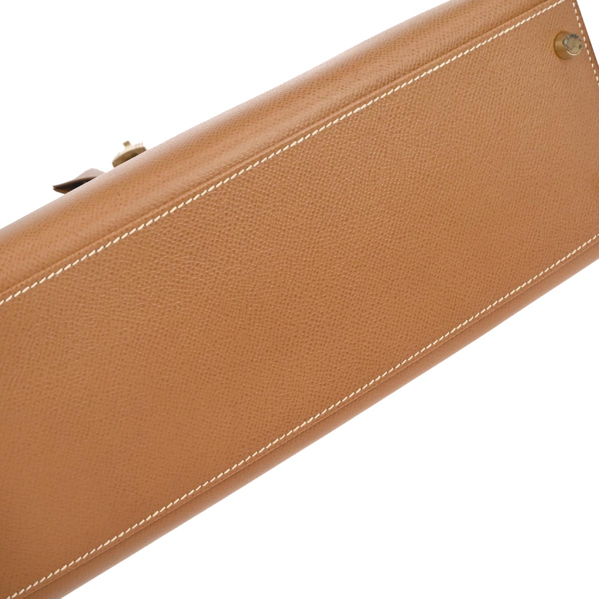 Hermes Gold Courchevel Kelly 32 Sellier 2way Shoulder Handbag