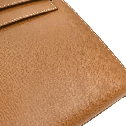 Hermes Gold Courchevel Kelly 32 Sellier 2way Shoulder Handbag