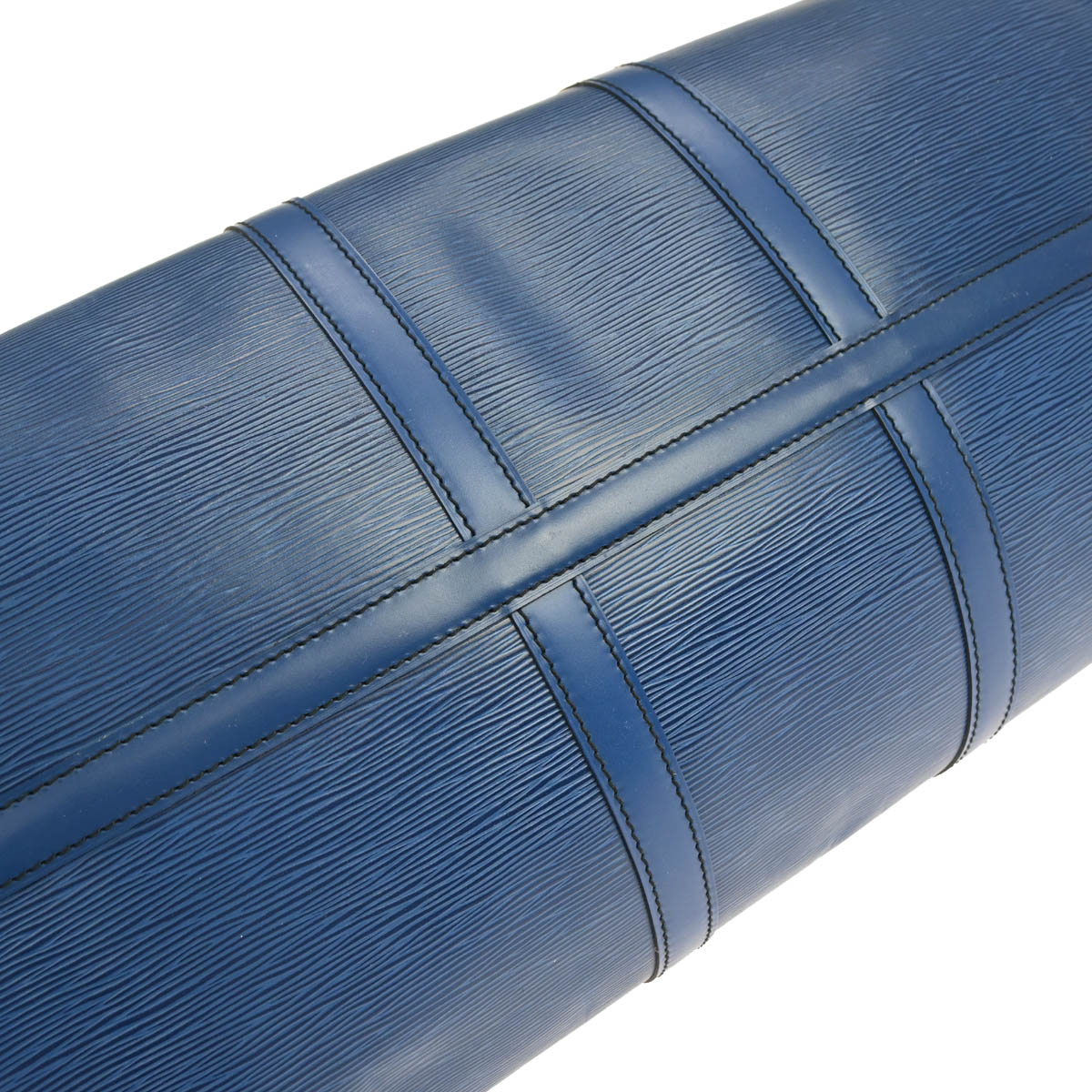 Louis Vuitton Blue Epi Keepall 55 Travel Handbag M42955