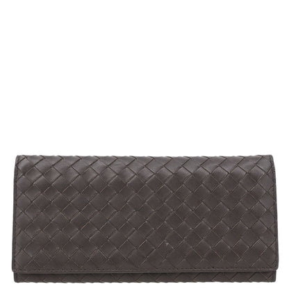 Bottega Veneta Brown Intrecciato Wallet