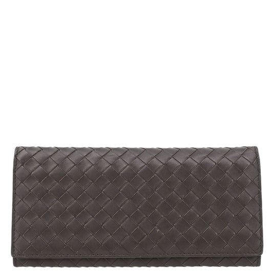 Bottega Veneta Brown Intrecciato Wallet