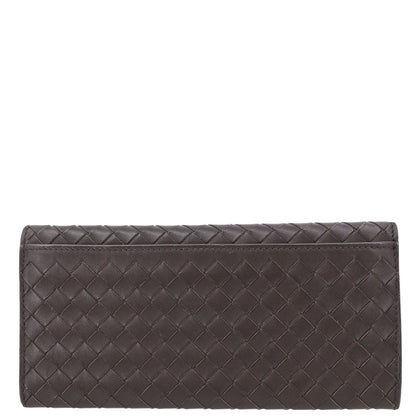 Bottega Veneta Brown Intrecciato Wallet