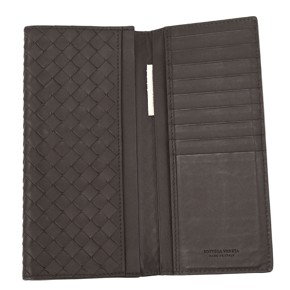 Bottega Veneta Brown Intrecciato Wallet