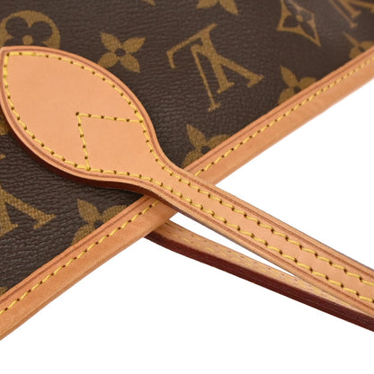 Louis Vuitton Monogram Neverfull MM Shoulder Tote Bag M40156