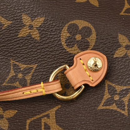 Louis Vuitton Monogram Neverfull MM Shoulder Tote Bag M40156