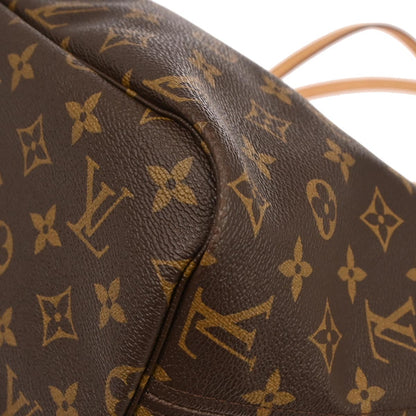 Louis Vuitton Monogram Neverfull MM Shoulder Tote Bag M40156