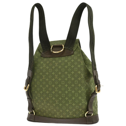 Louis Vuitton Khaki Monogram Mini Montsouris GM Backpack M92456
