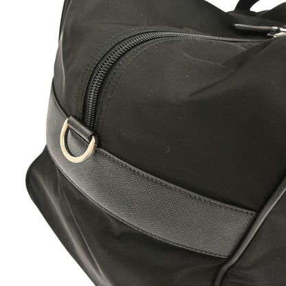 Prada Black Nylon 2way Duffle Shoulder Handbag
