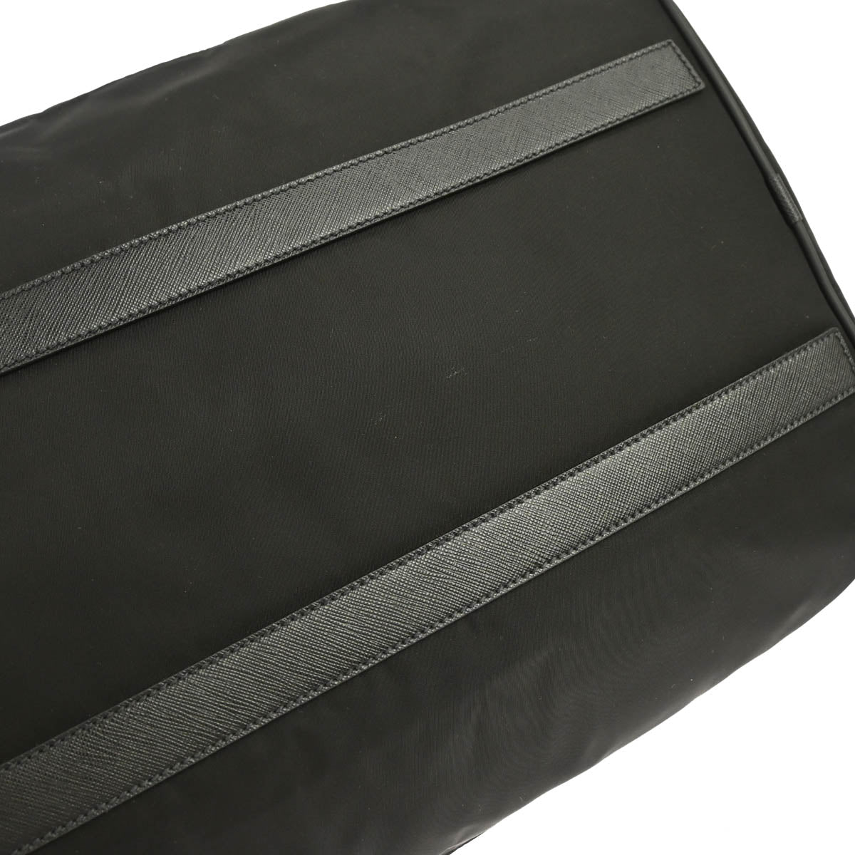 Prada Black Nylon 2way Duffle Shoulder Handbag
