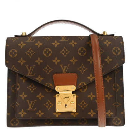 Louis Vuitton Monogram Monceau 28 Business 2way Shoulder Handbag M51185