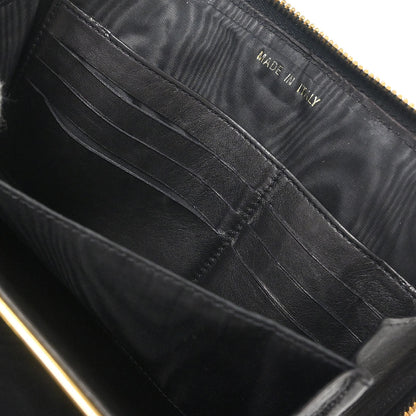 Chanel 1996-1997 Black Caviar Skin Wallet Purse