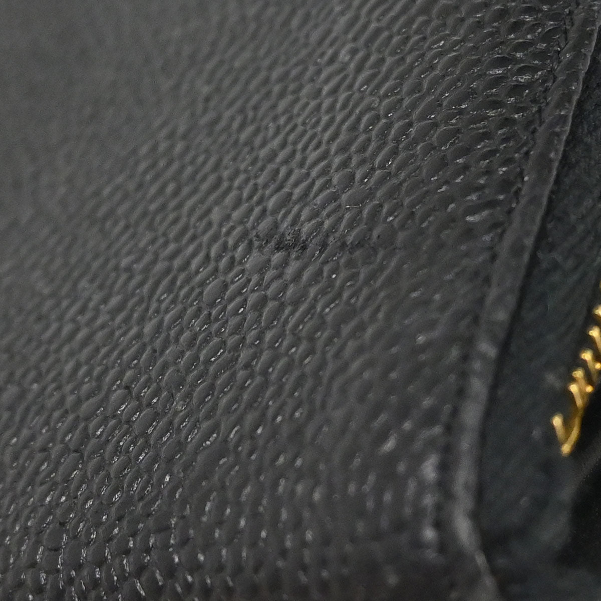 Chanel 1996-1997 Black Caviar Skin Wallet Purse