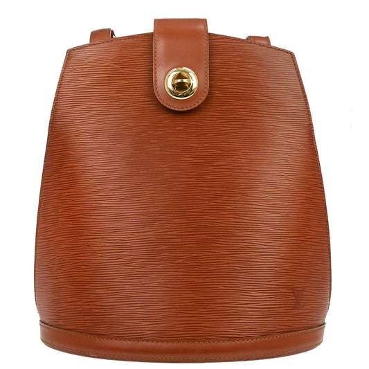 Louis Vuitton 1998 Brown Epi Cluny Shoulder Bag M52253
