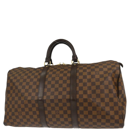Louis Vuitton Damier Keepall 50 Travel Duffle Handbag N41427