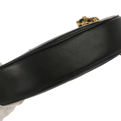 Chanel 1989-1991 Black Lambskin Fringe Shoulder Bag