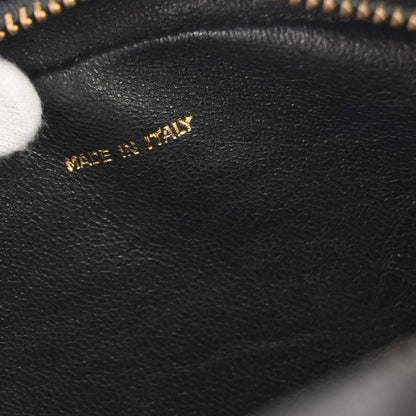 Chanel 1989-1991 Black Lambskin Fringe Shoulder Bag