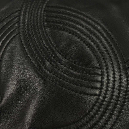 Chanel 1996-1997 Black Lambskin Chain Shoulder Bag