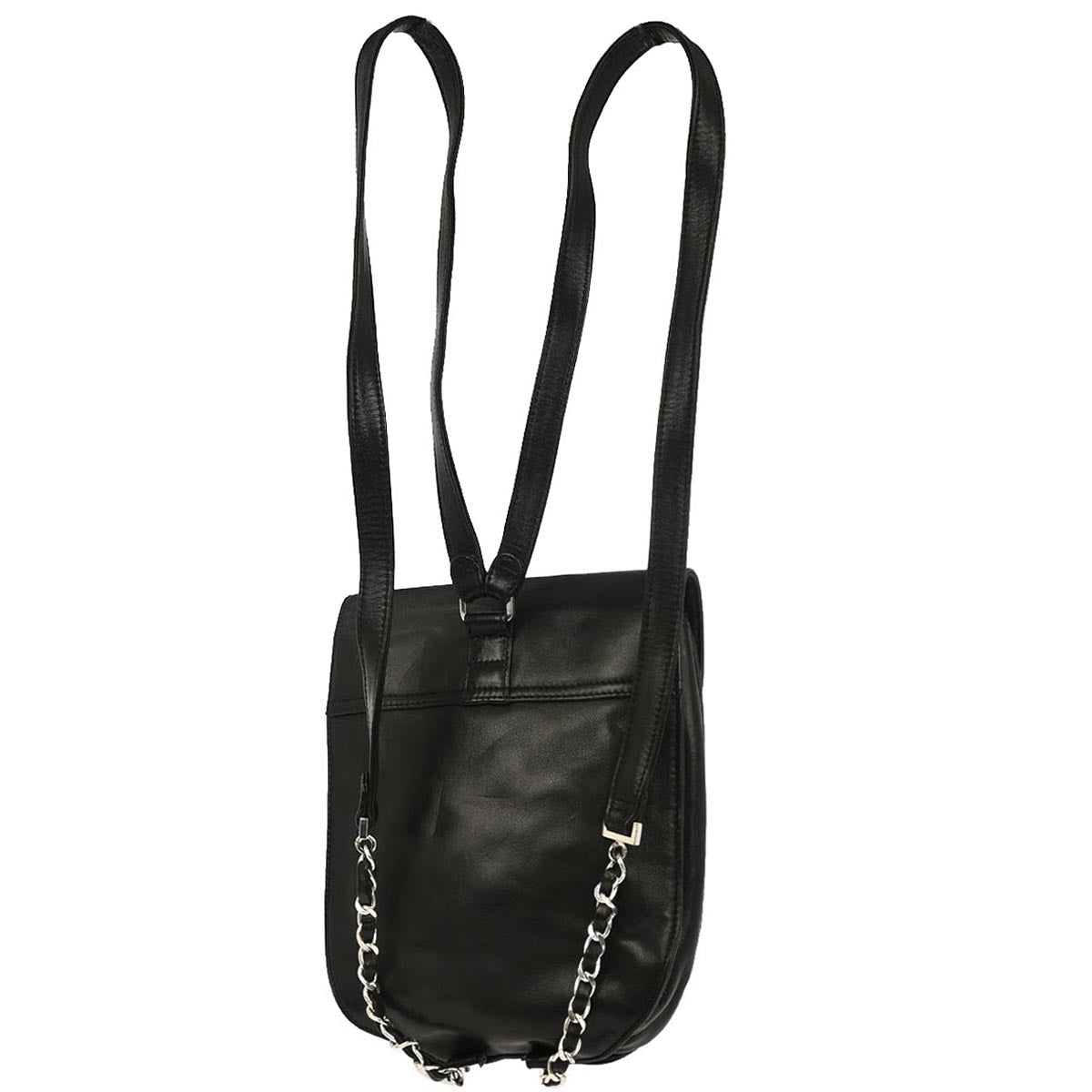 Chanel Black Lambskin Backpack