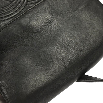 Chanel Black Lambskin Backpack