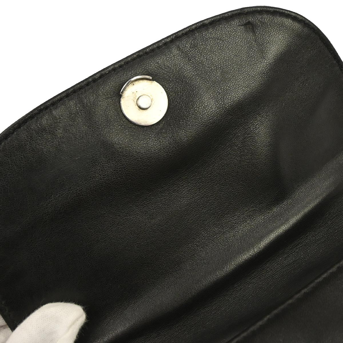 Chanel Black Lambskin Backpack