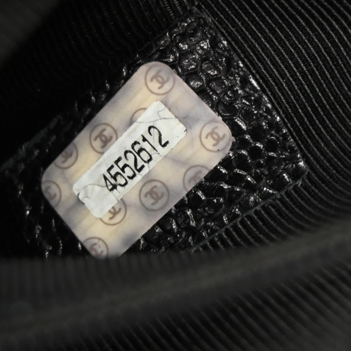 Chanel Black Caviar Skin Triple CC Shoulder Bag