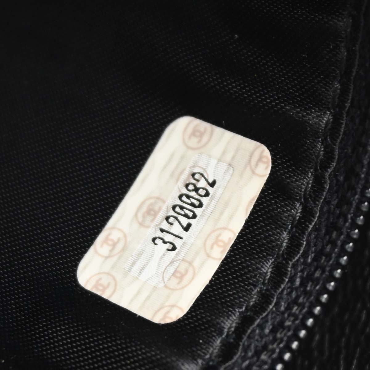 Chanel Black Lambskin Triple CC Camera Bag Small