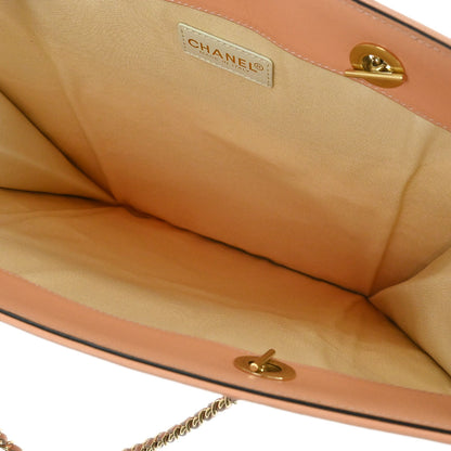 Chanel 2002-2003 Pink Canvas COCO Tote Handbag