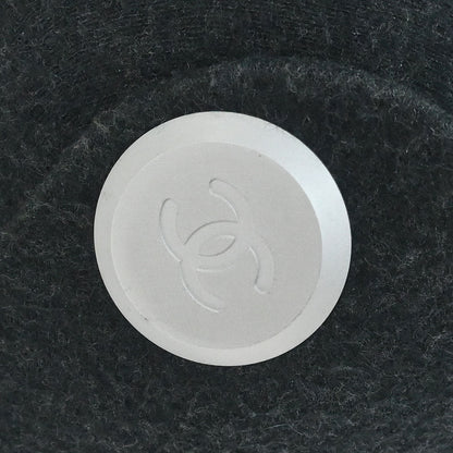 Chanel 1997-1999 Gray Felt Hip Bag Shoulder Bag