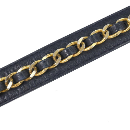 Chanel Navy Lambskin Bicolore Bum Belt Waist Bag #85/34