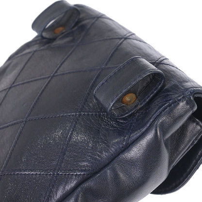 Chanel Navy Lambskin Bicolore Bum Belt Waist Bag #85/34