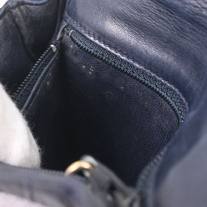 Chanel Navy Lambskin Bicolore Bum Belt Waist Bag #85/34