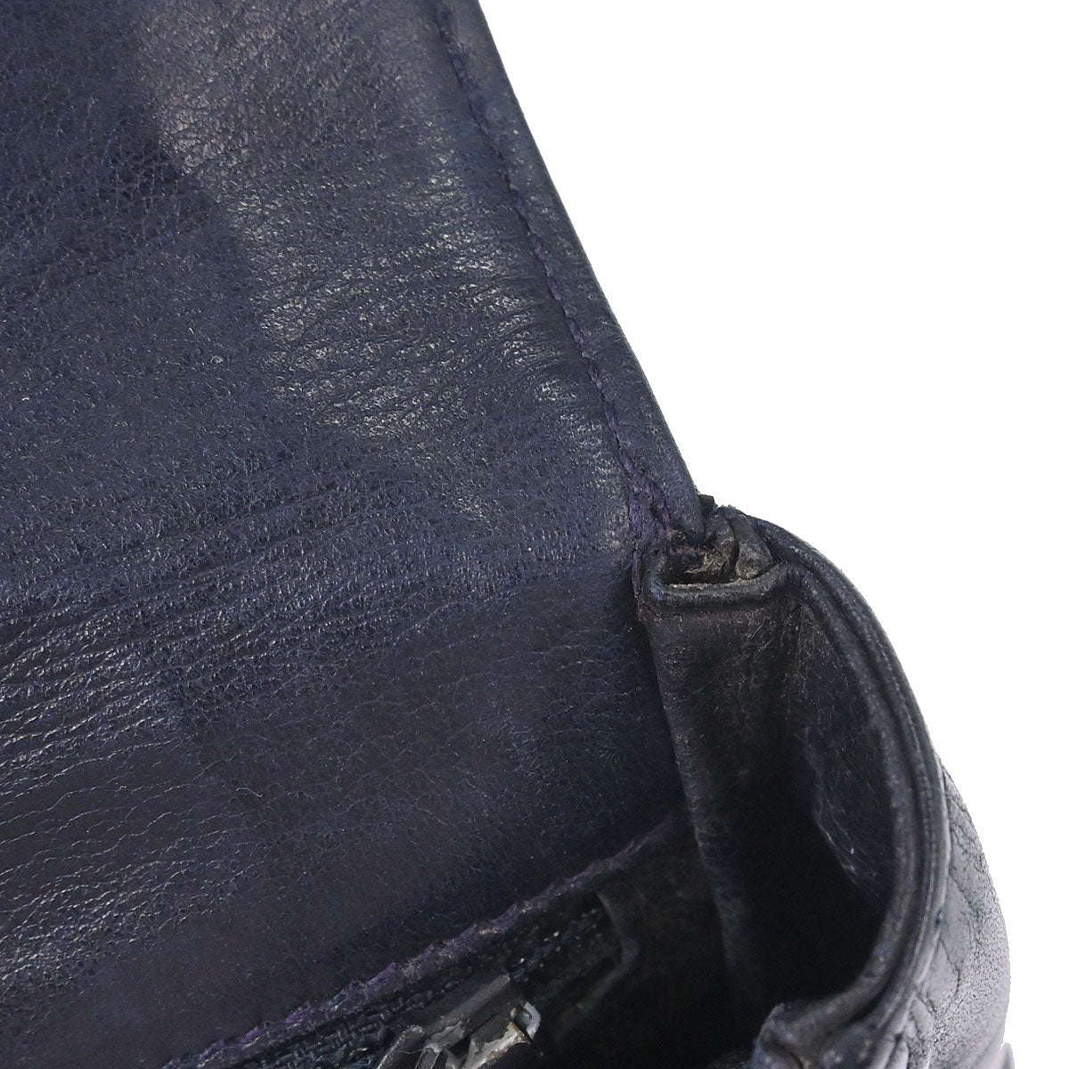 Chanel Navy Lambskin Bicolore Bum Belt Waist Bag #85/34