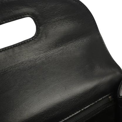 Gucci Black Acrylic Handle 2way Shoulder Handbag