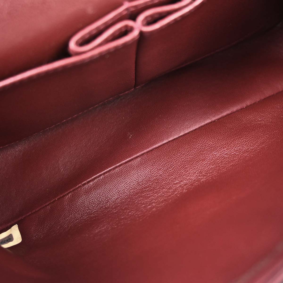 Chanel 1989-1991 Black Lambskin Medium Classic Double Flap Shoulder Bag