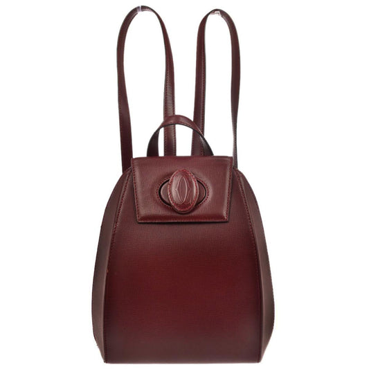 Cartier Bordeaux Leather Backpack