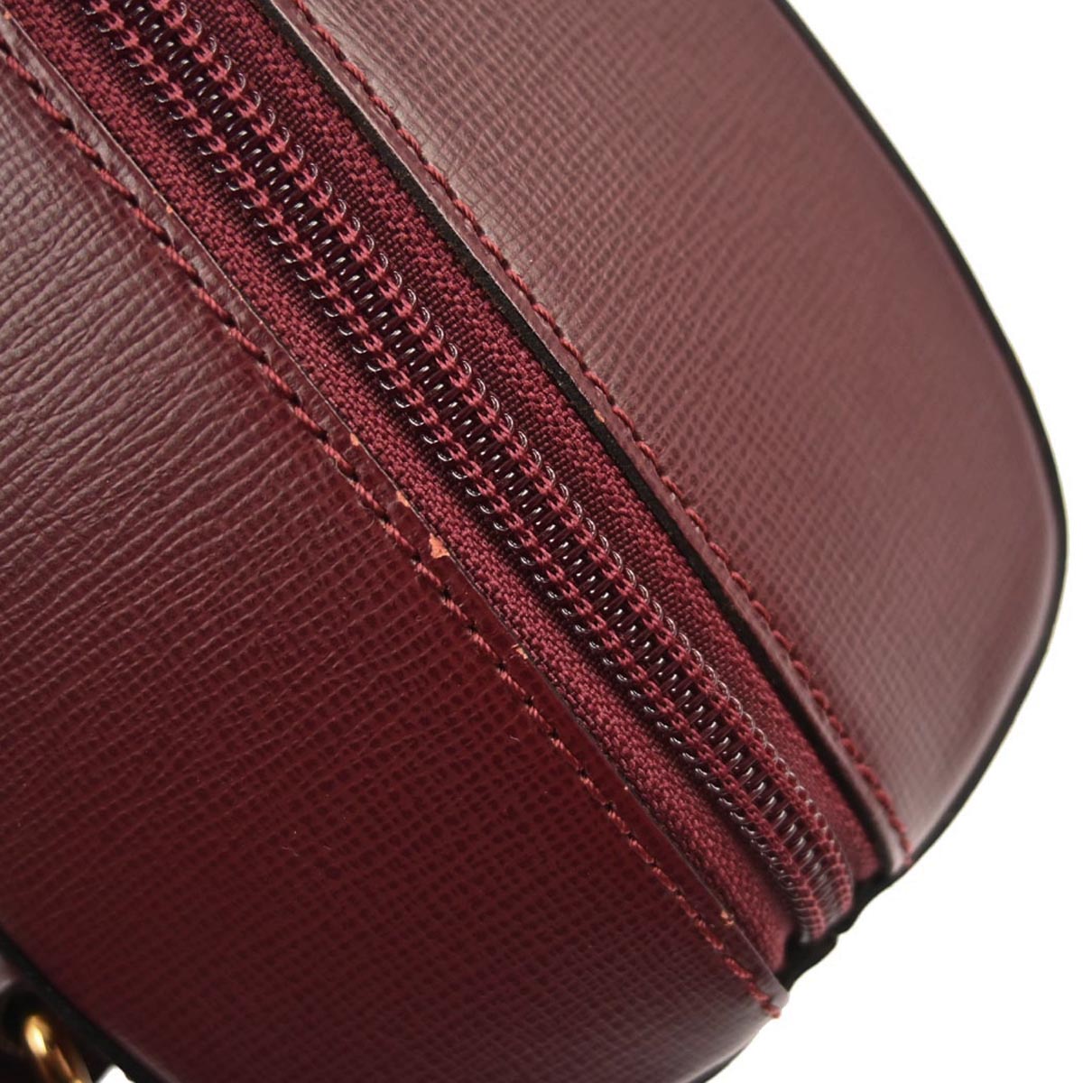 Cartier Bordeaux Leather Backpack