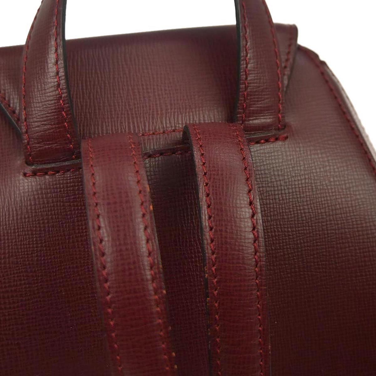 Cartier Bordeaux Leather Backpack