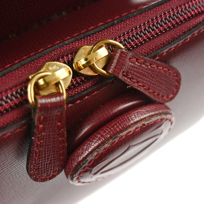 Cartier Bordeaux Leather Backpack