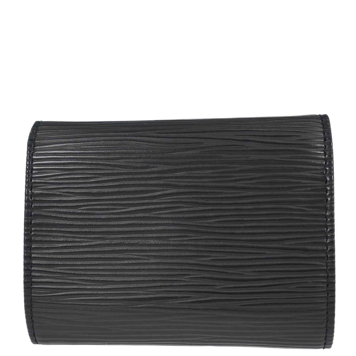Louis Vuitton Black Epi Porte Mannaie Simple Coin Wallet M63412