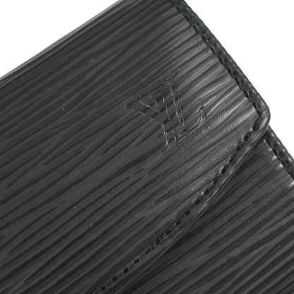 Louis Vuitton Black Epi Porte Mannaie Simple Coin Wallet M63412