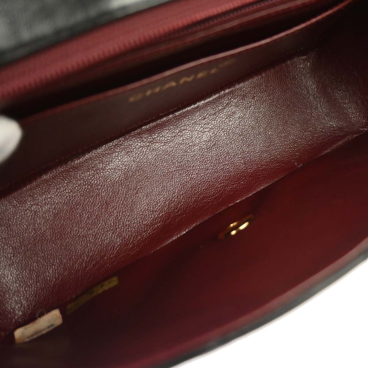 Chanel Black Lambskin Small Diana Shoulder Bag