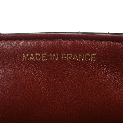 Chanel 1989-1991 Black Lambskin Turnlock Mini Full Flap Shoulder Bag