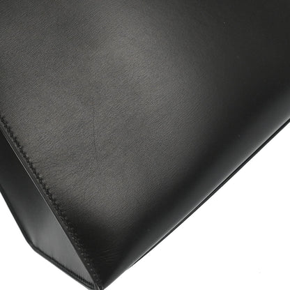 Hermes Black Box Calf Kelly 28 Sellier 2way Shoulder Handbag