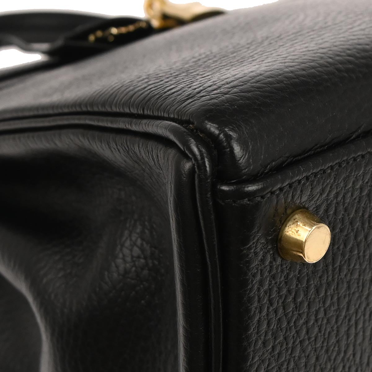 Hermes Black Ardennes Kelly 32 Retourne 2way Shoulder Handbag