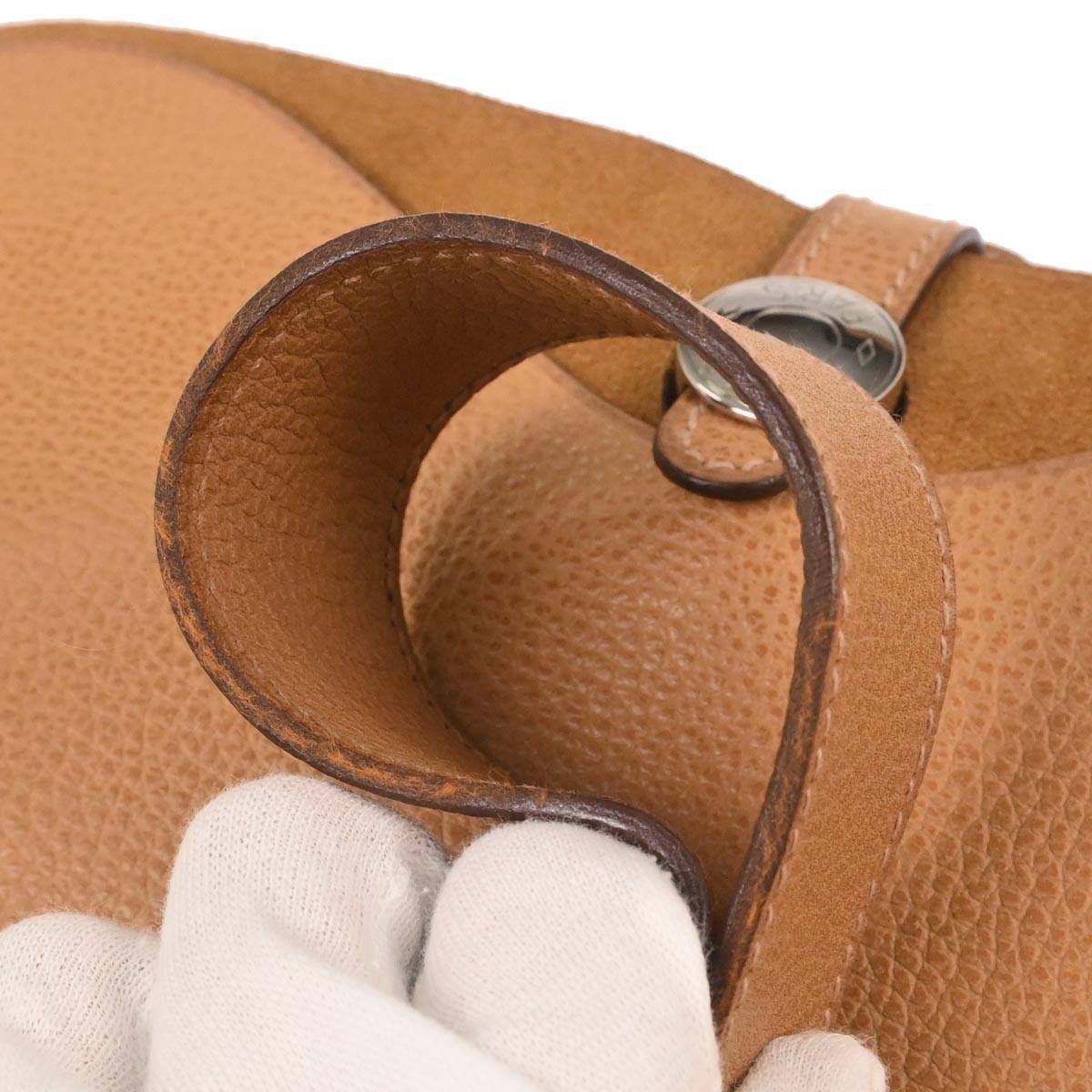 Hermes Natural Toile H Vache Liegee Sac Colorado MM Shoulder Bag