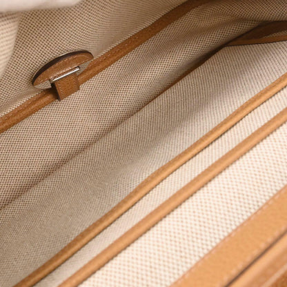 Hermes Natural Toile H Vache Liegee Sac Colorado MM Shoulder Bag