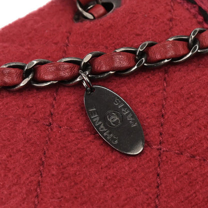 Chanel Red Wool Paris-Salzburg Shoulder Bag