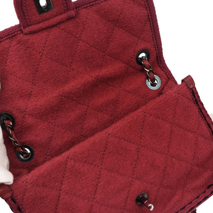 Chanel Red Wool Paris-Salzburg Shoulder Bag