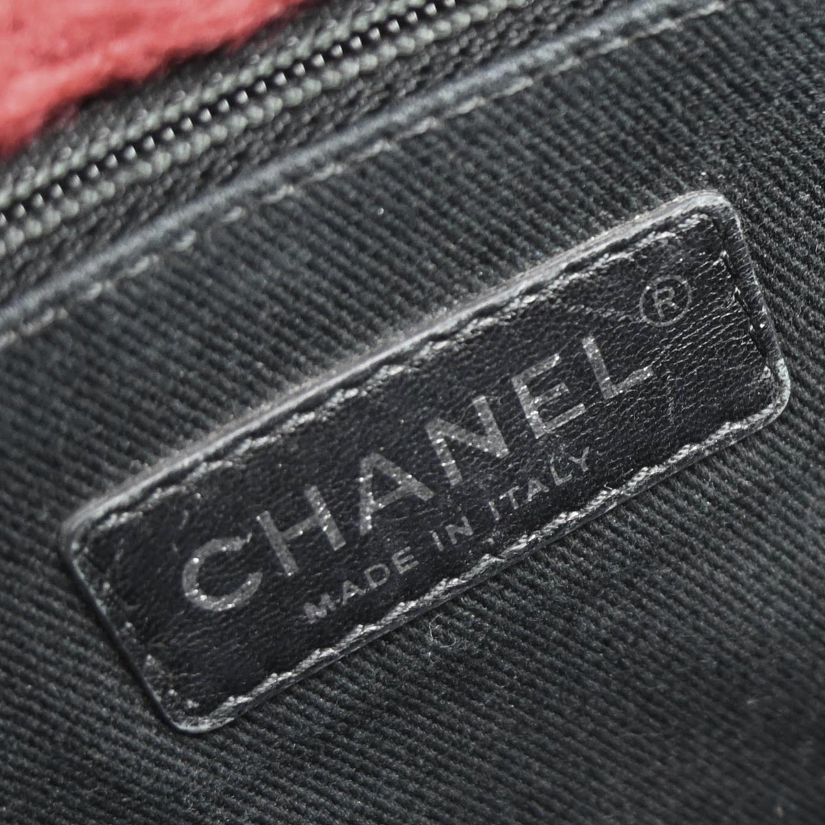 Chanel Red Wool Paris-Salzburg Shoulder Bag