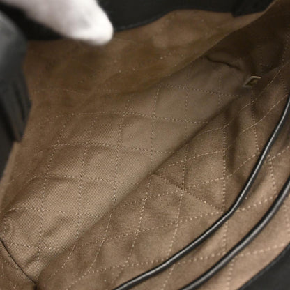 Chanel 2014 Black Caviar Skin Hampton 2way Shoulder Tote Bag